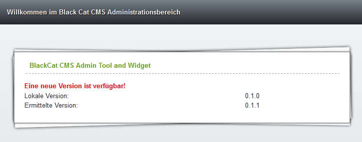 Neue Version vorhanden